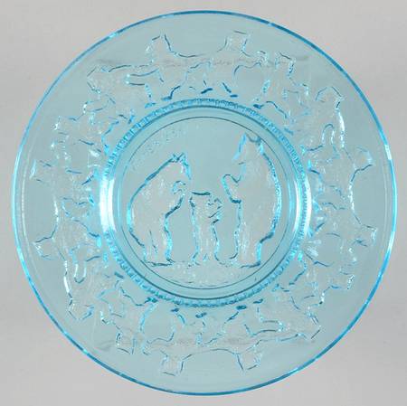 Nursery Rhyme Blue Child's Plate