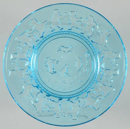 Nursery Rhyme Blue Child's Plate