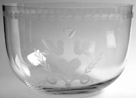 Lovebird 9" Salad Bowl