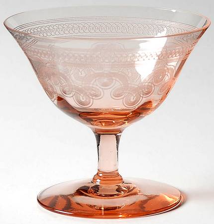 14196-11 Pink Low Sherbet