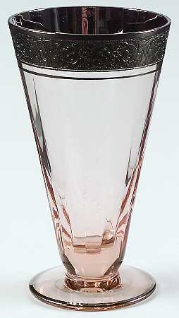 Rambler Rose Pink (Stem 14196, Platinum Encrusted) Juice Glass
