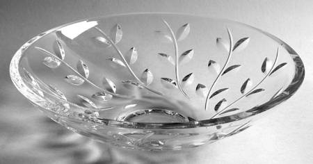Floral Vine 12" Shallow Round Bowl