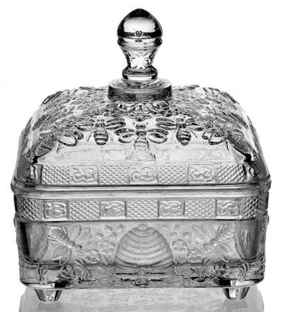 Animals & Figurines Honey Dish & Lid