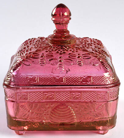 Animals & Figurines Dusty Rose Honey Dish & Lid