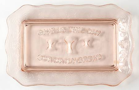 Animals & Figurines Pink Our Daily Bread Tray