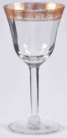 Rambler Rose Clear (Stem 14196, Narrow Optic) Cordial Glass