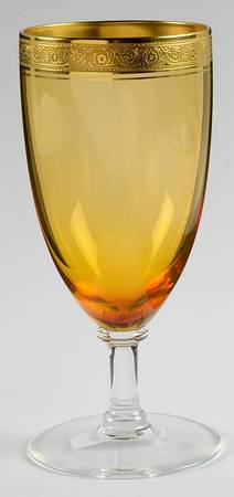 Glasgow Orange Water Goblet