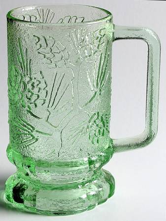 Ponderosa Pine Green Beer Glass