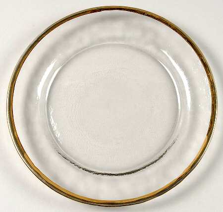 Imperial Gold Rim Salad Plate by Tag Ltd