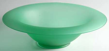 Reflex Green Satin Large Fruit Bowl