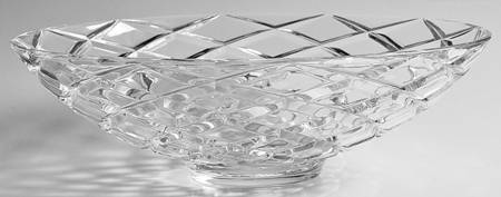 Diamond Cut 12" Round Bowl
