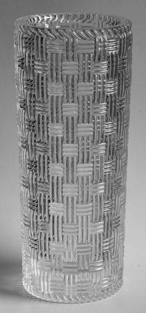 Woven 8" Cylindrical Vase by Tiffany