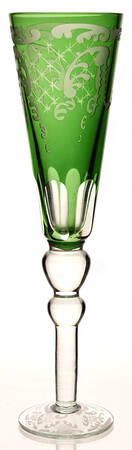 TOC44 Green Fluted Champagne