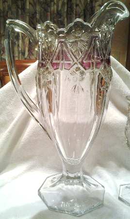 Athenia Cranberry Pitcher
