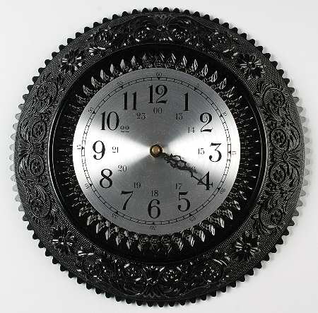 Sandwich Black Clock Plate