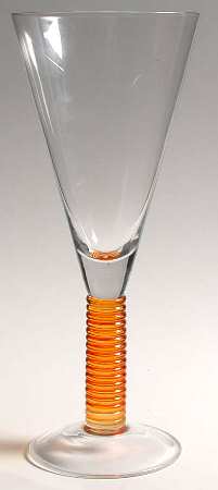TAZ1 Orange Water Goblet
