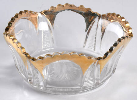 Ladders (Gold Trim) Small Fruit Dessert Bowl