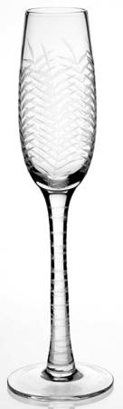 Etched Palm Fluted Champagne