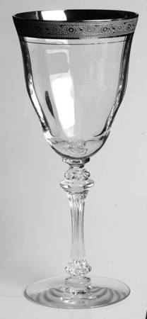 Minton Clear (Stem 17358, Platinum) by Tiffin-Franciscan