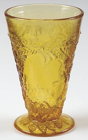 Sweet Pear-Light Amber 9 Oz Footed Tumbler