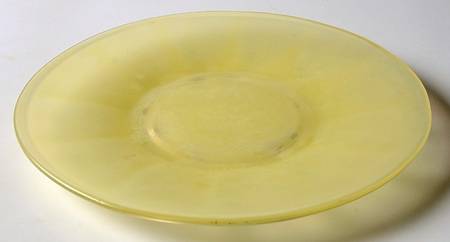 Florentine-Mandarin Yellow Sherbet Underplate Only