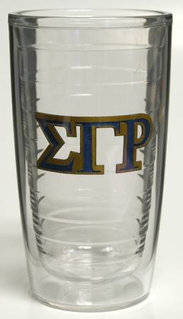 Tumblers and Accessories (Plastic) 16 Oz Sorority Tumbler