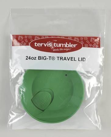 Tumblers and Accessories (Plastic) 24 Oz Green Travel Tumbler Lid