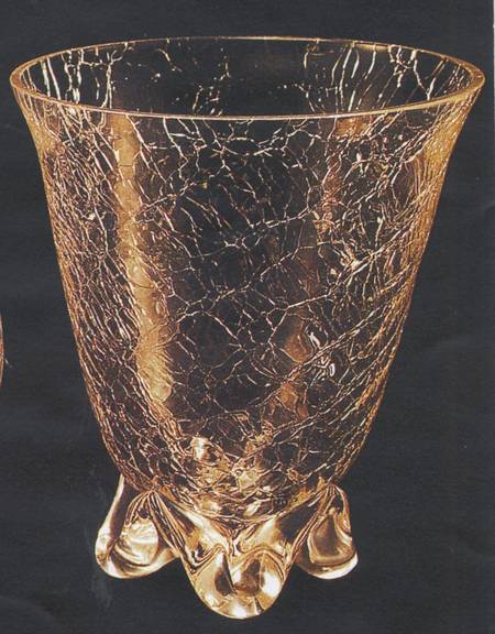Craquelle (Crackle) Sweet Pea Vase