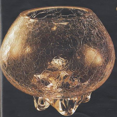 Craquelle (Crackle) 6" Rose Bowl