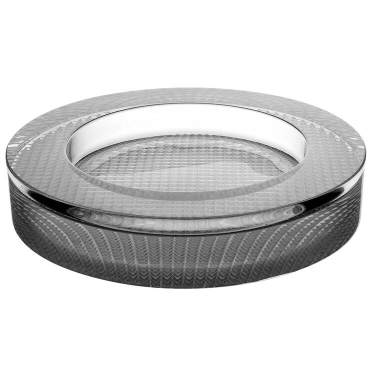 Diamond Point 9" Shallow Round Bowl