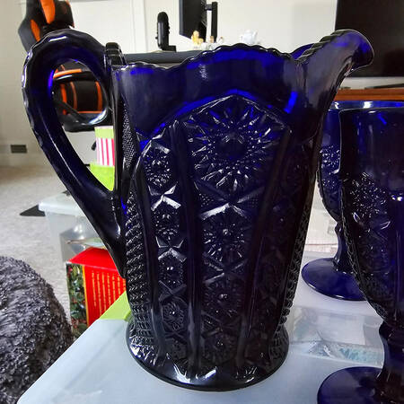 Monarch-Cobalt Blue 40 Oz Pitcher