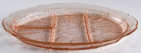Cherry Blossom Reproductions 13" and Over Divided Platter