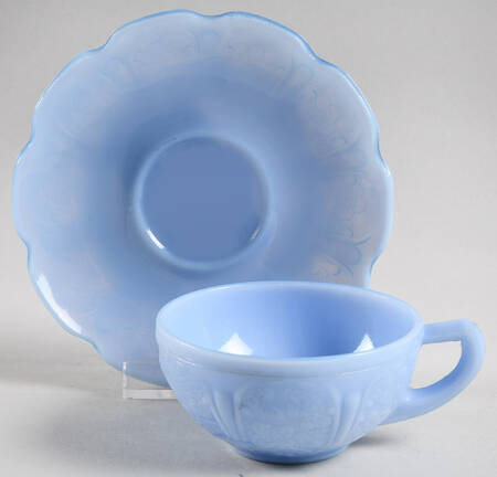 Cherry Blossom Reproductions Child's Cup & Saucer Set