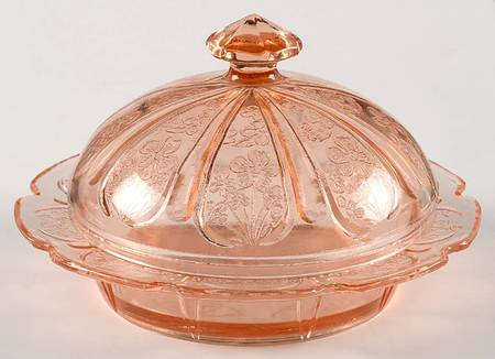 Cherry Blossom Reproductions Round Covered Butter