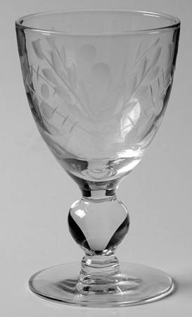 UNK102 Clear (No Trim) Wine Glass