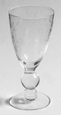 UNK102 Clear (No Trim) Sherry Glass