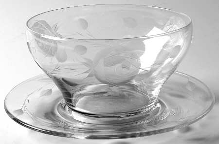 UNK112  Mayonnaise Bowl and Underplate