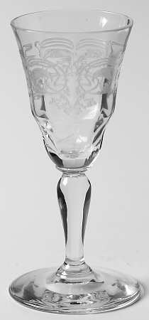 UNK314 Clear Cordial Glass