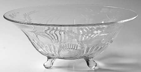 UNK321  11" 3-Toed Footed Bowl