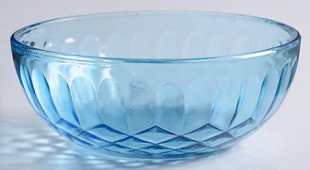 Aunt Polly Blue Small Fruit Dessert Bowl