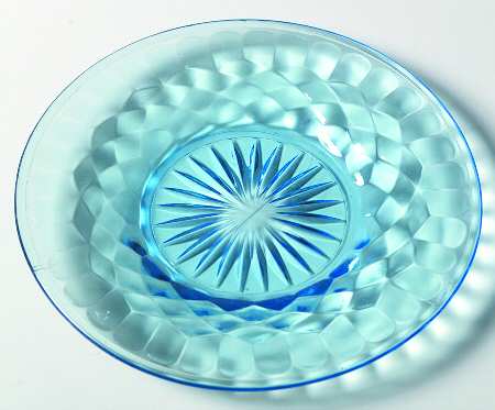 Aunt Polly Blue Bread & Butter Plate