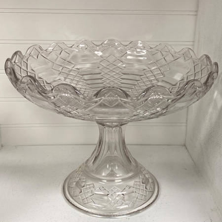 Jacob's Ladder Round Compote (Height X Width)