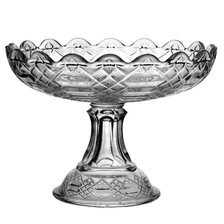 Jacob's Ladder Round Compote (Height X Width)