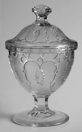 Leaf and Dart Sugar Bowl & Lid