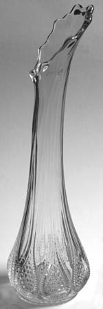 New Jersey (Gold Trim) 11" Swung Bud Vase