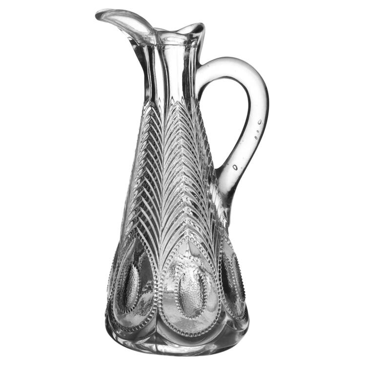 Peacock Feather Cruet No Stopper