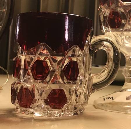 Red Block Mug