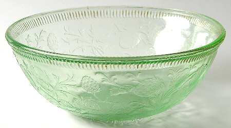 Strawberry Green 7" Large Fruit Bowl