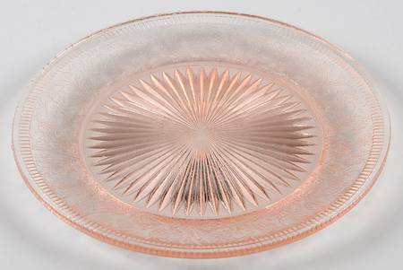 Strawberry Pink 7" Salad Plate