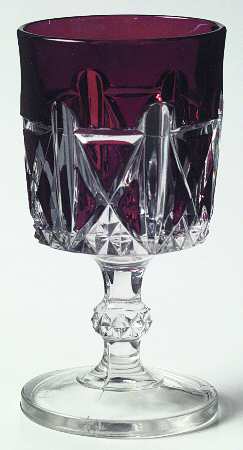 Triple Triangle Ruby by US Glass